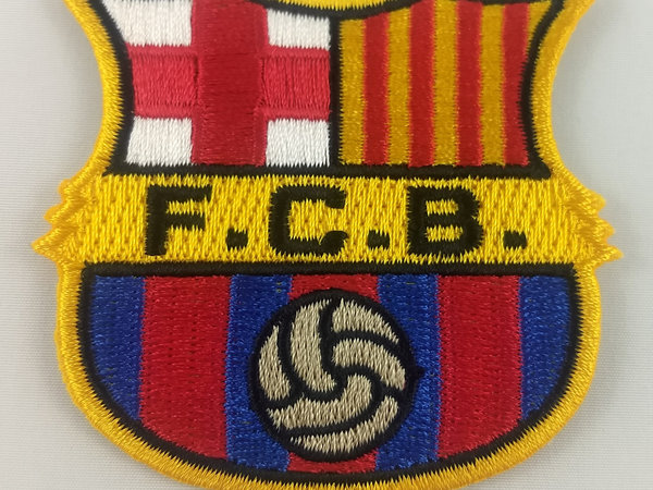 Barcelona FC Patch Badge Embroidered Iron On Applique Crest