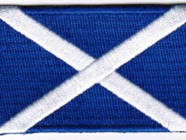 Scotland Flag Patch Embroidered Iron On Applique Scottish