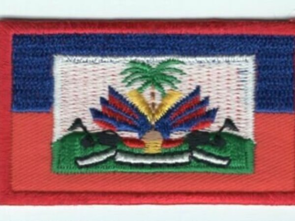 Haiti Patch Embroidered Iron On Badge Applique Haitian