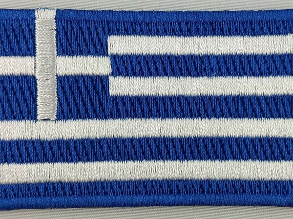 Greece Patch Embroidered Iron On Badge Applique Greek