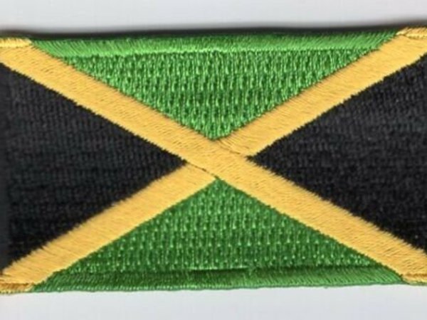 Jamaica Patch Embroidered Iron On Badge Applique Jamaican