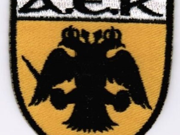 AEK FC Greece Patch Badge Embroidered Iron On Applique Crest