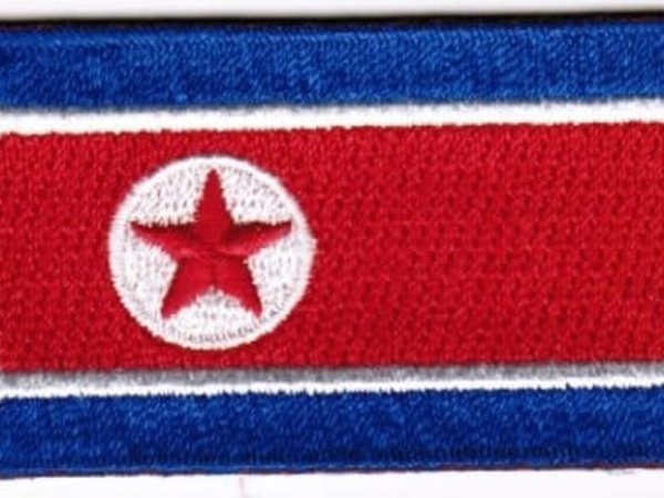 North Korea DPRK Patch Embroidered Iron On Badge Applique Korean. Made in Canada