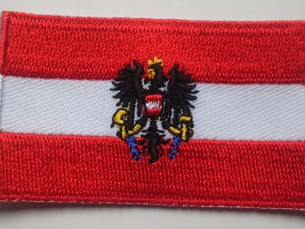 Austria Eagle Patch Embroidered Iron On Badge Applique Austrian