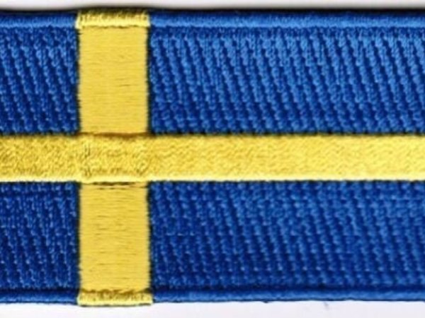 Sweden Patch Embroidered Iron On Badge Applique Swedish