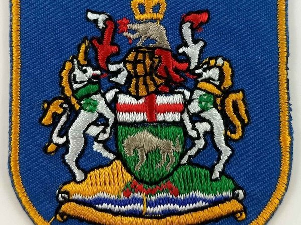 Manitoba COA Coat of Arms Shield Crest Patch Embroidered Badge Iron On Sew On Canadian Province