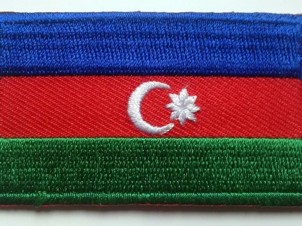 Azerbaijan Patch Embroidered Iron On Badge Applique Azerbaijani