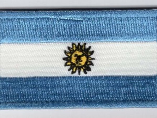 Argentina Patch Embroidered Iron On Badge Applique Argentine Argentinian