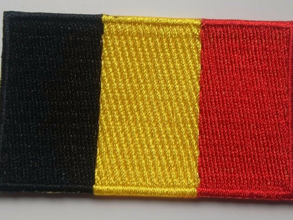 Belgium Patch Embroidered Iron On Badge Applique Belgian