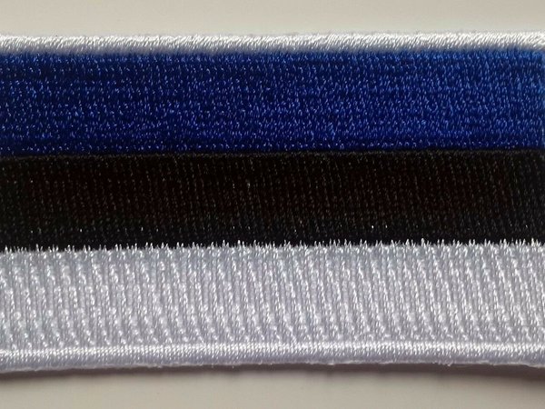 Estonia Patch Embroidered Iron On Badge Applique Estonian