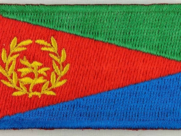 Eritrea Patch Embroidered Iron On Badge Applique Eritrean