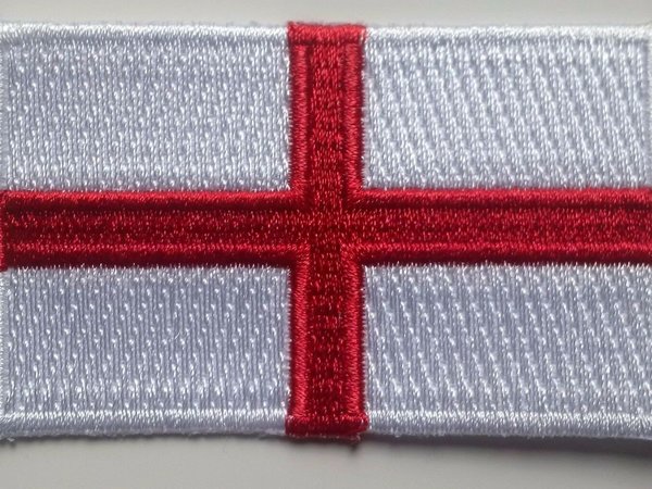 England Patch Embroidered Iron On Badge Applique English