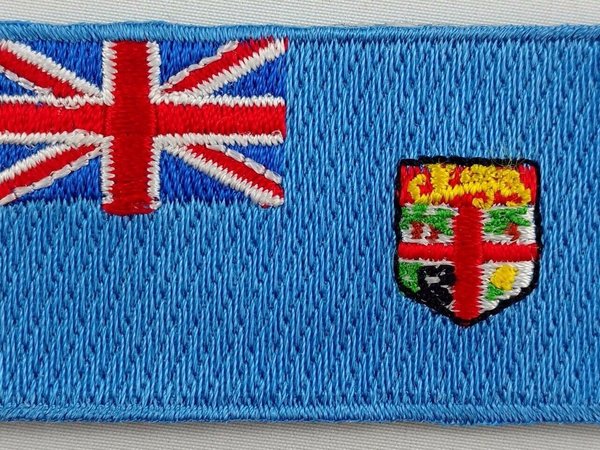 Fiji Patch Embroidered Iron On Badge Applique Fijian