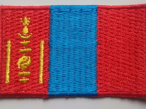 Mongolia Patch Embroidered Iron On Badge Applique Mongolian Mongol
