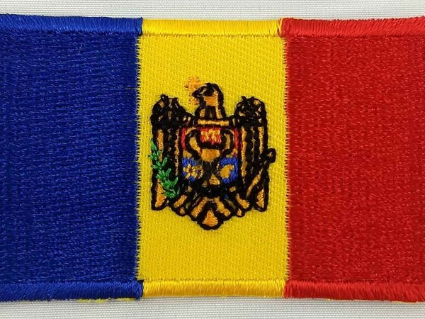 Moldova Patch Embroidered Iron On Badge Applique Moldovan