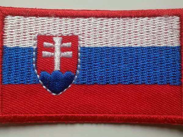 Slovakia Patch Embroidered Iron On Badge Applique Slovak