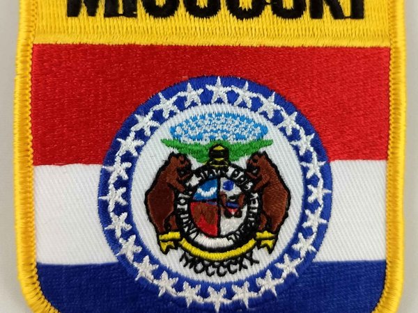Missouri State Shield Patch Badge Embroidered Iron On Applique USA United States of America