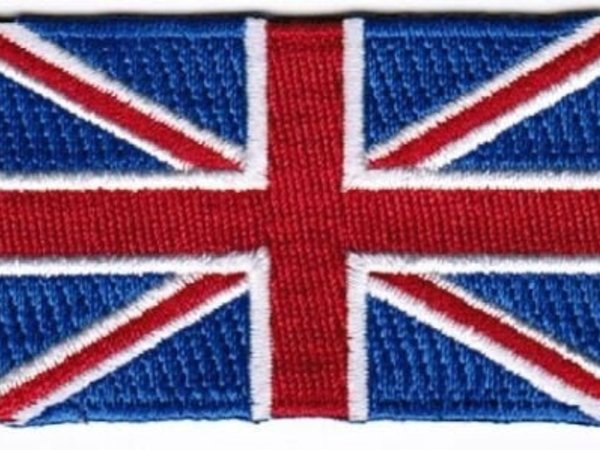British Flag Patch Embroidered Iron On Badge Applique UK Union Jack Britain England