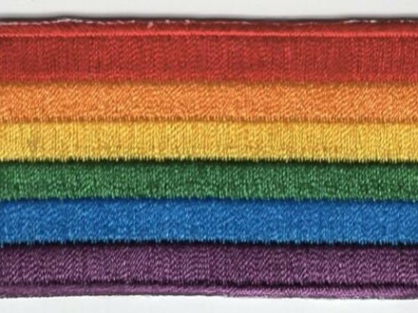 Rainbow LGBT Pride Patch Embroidered Iron On Badge Applique