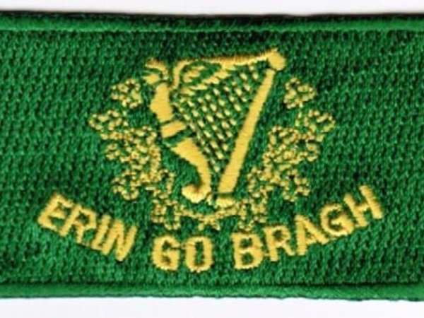 Erin Go Bragh Ireland Patch Embroidered Iron On Badge Applique Irish