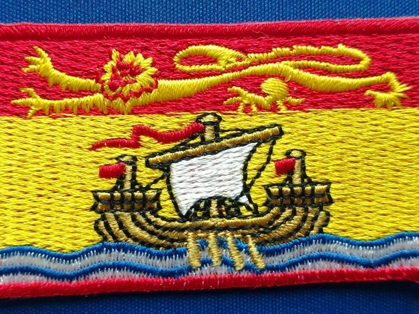 New Brunswick Patch Embroidered Iron On Badge Applique