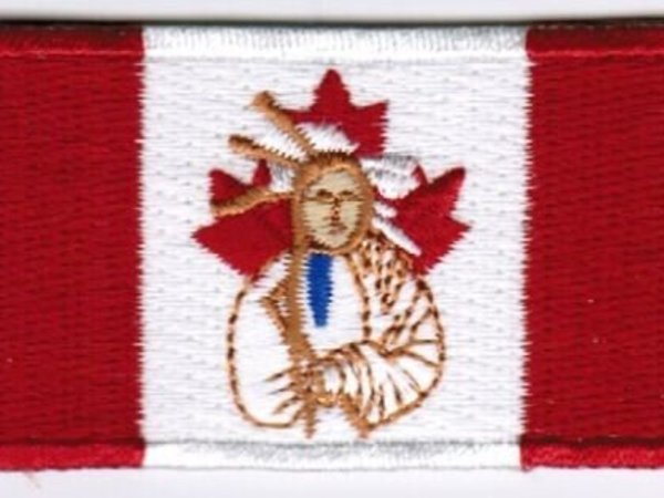 Canada Canadian First Nations Patch Embroidered Iron On Badge Applique