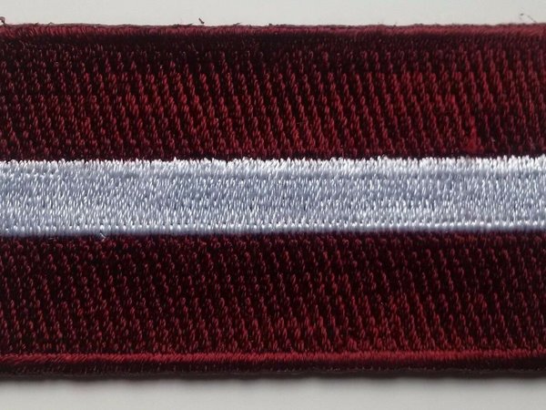 Latvia Patch Embroidered Iron On Badge Applique Latvian