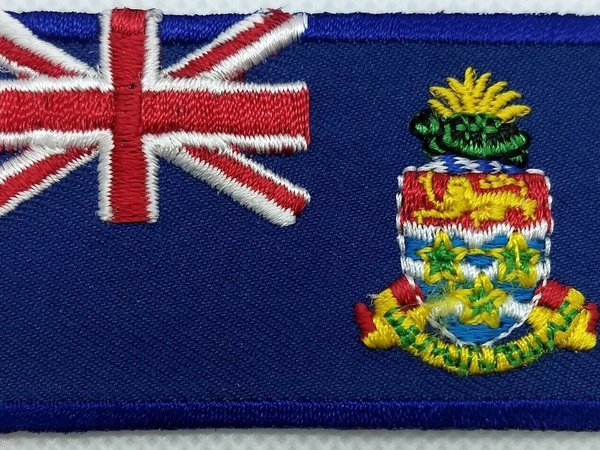 Cayman Islands Patch Embroidered Iron On Badge Applique Caymanian