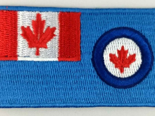 Canada Royal Canadian Air Force RCAF Patch Embroidered Iron On Badge Applique