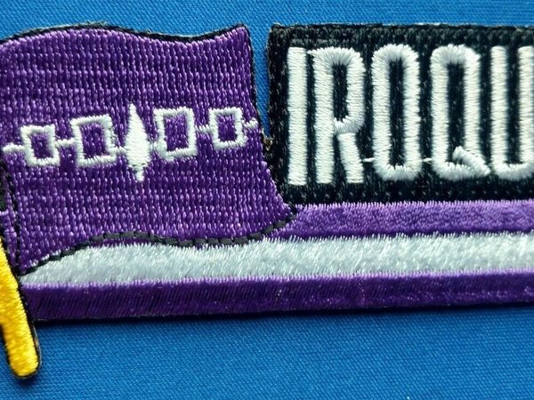 Iroquois Patch Embroidered Iron On Badge Applique Badge SK