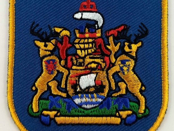 New Brunswick COA Coat of Arms Shield Crest Patch Embroidered Badge Iron On Sew On Canadian Province