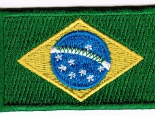 Brazil Patch Embroidered Iron On Badge Applique Brazilian Brasil