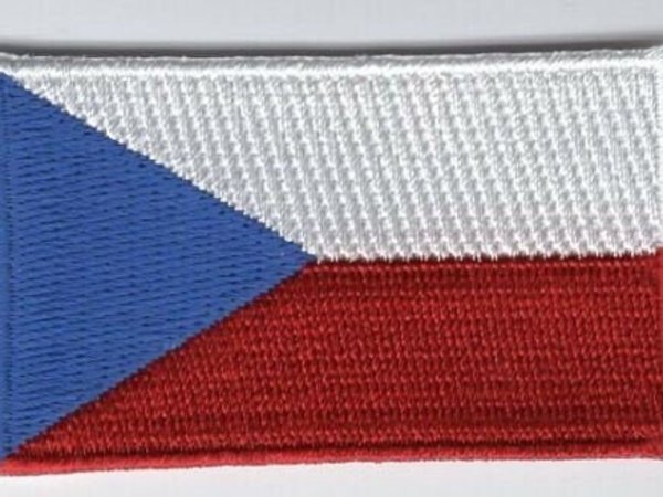 Czech Republic Patch Embroidered Iron On Badge Applique