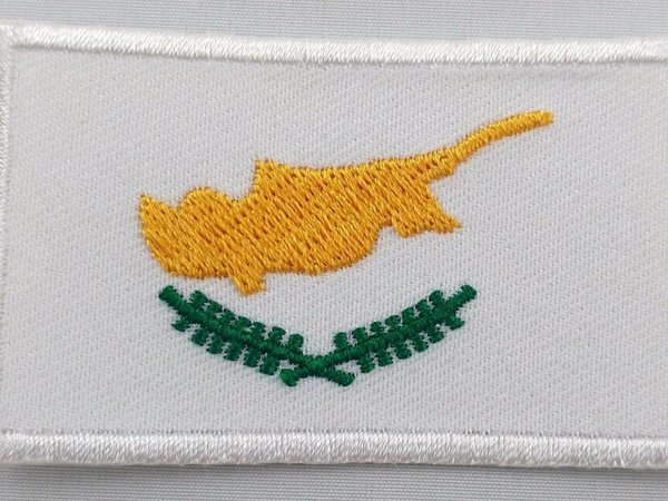 Cyprus Patch Embroidered Iron On Badge Applique Cypriot