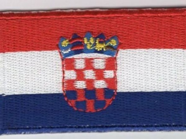 Croatia Patch Embroidered Iron On Badge Applique Croatian