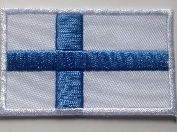Finland Patch Embroidered Iron On Badge Applique Finnish Finn