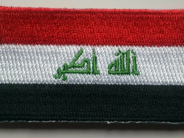 Iraq Patch Embroidered Iron On Badge Applique Iraqi