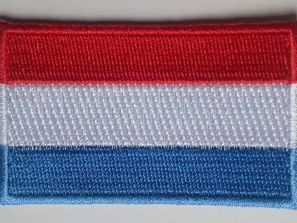 Luxembourg Patch Embroidered Iron On Badge Applique Luxembourger Luxembourgish