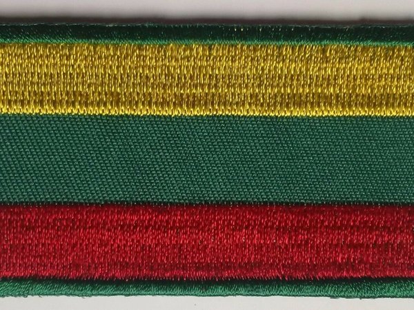 Lithuania Patch Embroidered Iron On Badge Applique Lithuanian