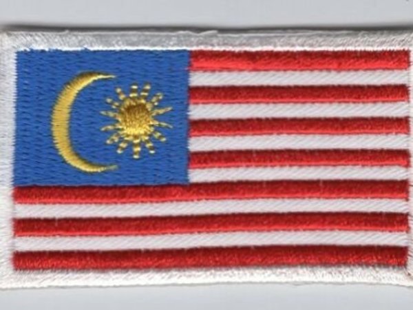 Malaysia Patch Embroidered Iron On Badge Applique Malaysian