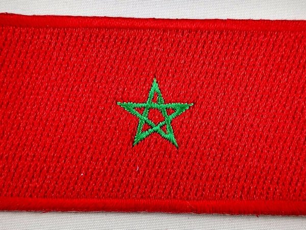 Morocco Patch Embroidered Iron On Badge Applique Moroccan