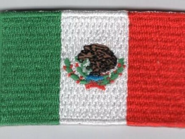 Mexico Patch Embroidered Iron On Badge Applique Mexican
