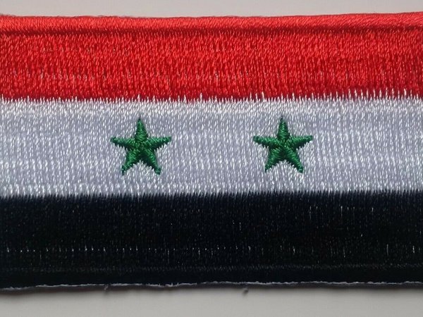 Syria Patch Embroidered Iron On Badge Applique Syrian