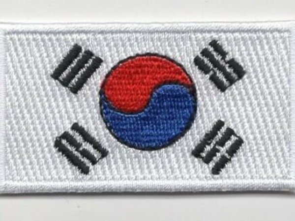 South Korea Patch Embroidered Iron On Badge Applique Korean