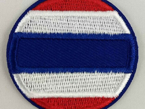 Thailand Round Flag Patch Badge Embroidered Iron On Applique Thai C/P