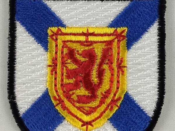 Nova Scotia Province Shield Crest Patch Badge Embroidered Iron On Sew On Canada