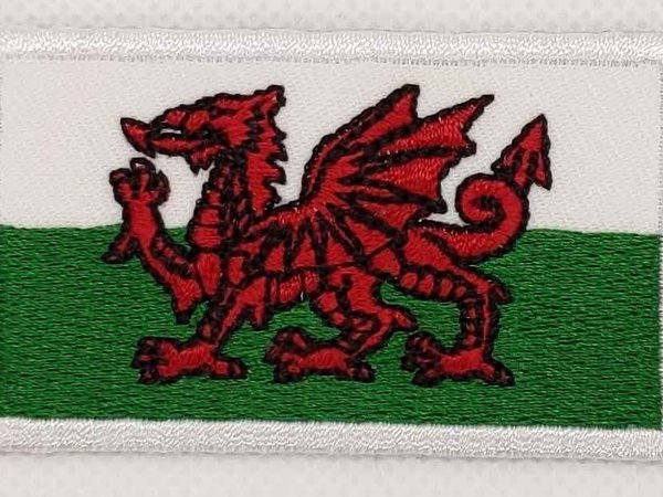 Wales Patch Embroidered Iron On Badge Applique Welsh Cymru