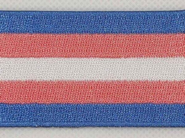 Transgender Flag Patch LGBT Pride Patch Embroidered Iron On Badge Applique C/P