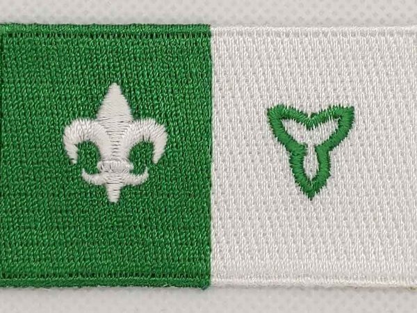 Franco Ontarian Patch Embroidered Iron On Badge Applique