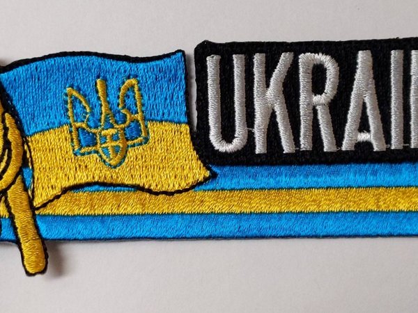 Ukraine Trident Patch Embroidered Iron On Badge Patch Applique Badge Ukrainian SK
